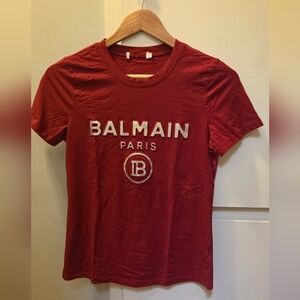 Balmain Red T-Shirt